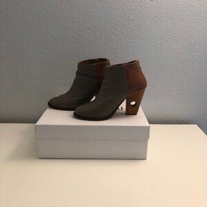 Nina Payne Halsey Colorblock Hole Punch Boots Size 38